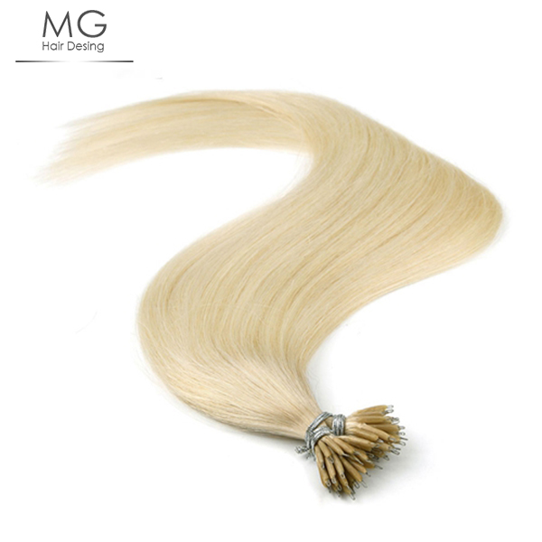 Mikro Nano Boncuk Kaynak Saç Beyaz Platin Sarı Human Hair