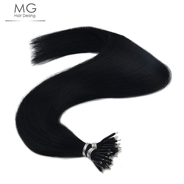 Mikro Nano Boncuk Kaynak Saç Doğal Siyah Human Hair