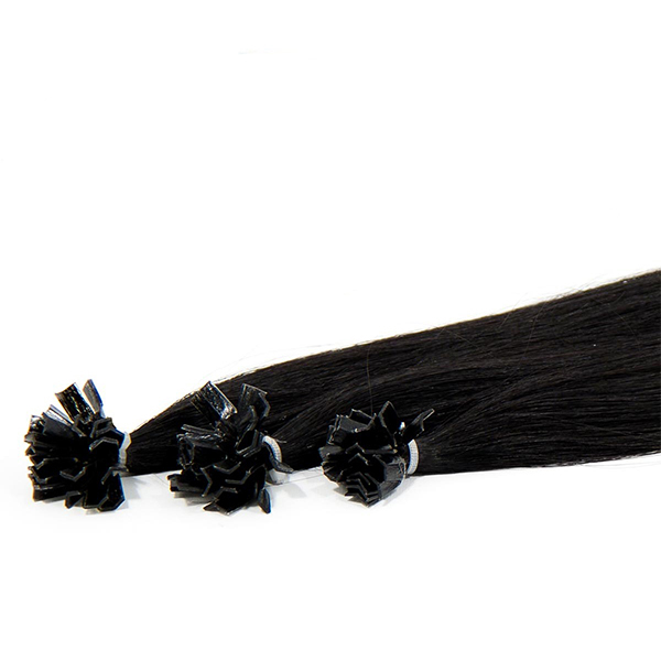 Mikro Kaynak Saç Doğal Siyah Human Hair İnsan Saçı - 0,8gr 55cm Her Bir Tutamı (100Ad 80gr Saç)