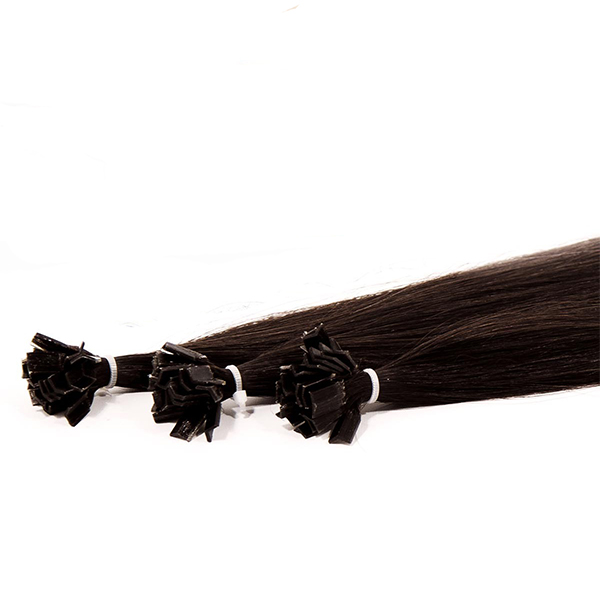 Mikro Kaynak Saç Koyu Kahve Human Hair İnsan Saçı - 1gr 55cm Her Bir Tutamı (100Ad 100gr Saç)