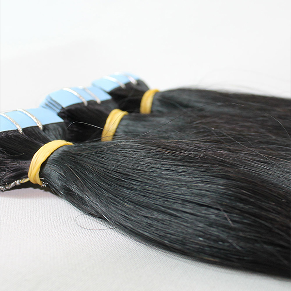 Bant Kaynak Saç Doğal Siyah Human Hair - 70cm 40 Bant Atkı 100 gram saç