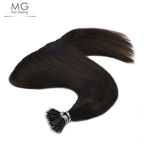 Mikro Nano Boncuk Kaynak Saç Koyu Kahve Human Hair - Görsel 2