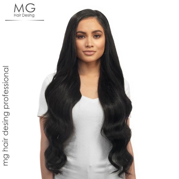 1gr 70cm 100Ad 100gr Remy Hair Mikro Kaynak Saç Doğal Siyah