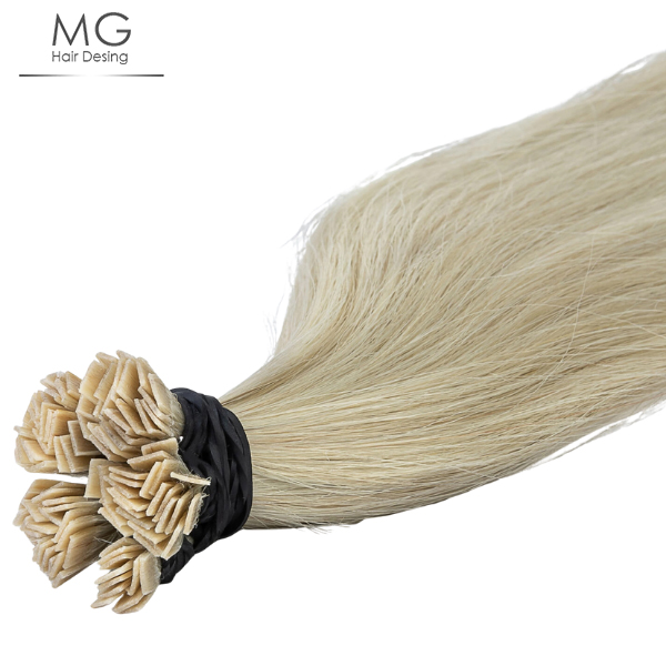 Mikro Kaynak Saç Beyaz Platin Sarı A Grade Remy İnsan Saçı