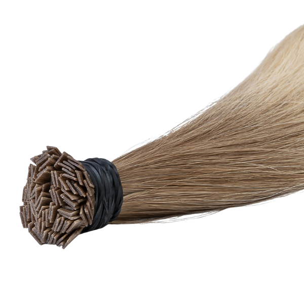 0,7gr 55cm 100Ad 70gr Remy Hair Mikro Kaynak Saç Kumral Platin Ombre