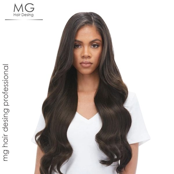 1gr 55cm 100Ad 100gr Remy Hair Mikro Kaynak Saç Koyu Kahve