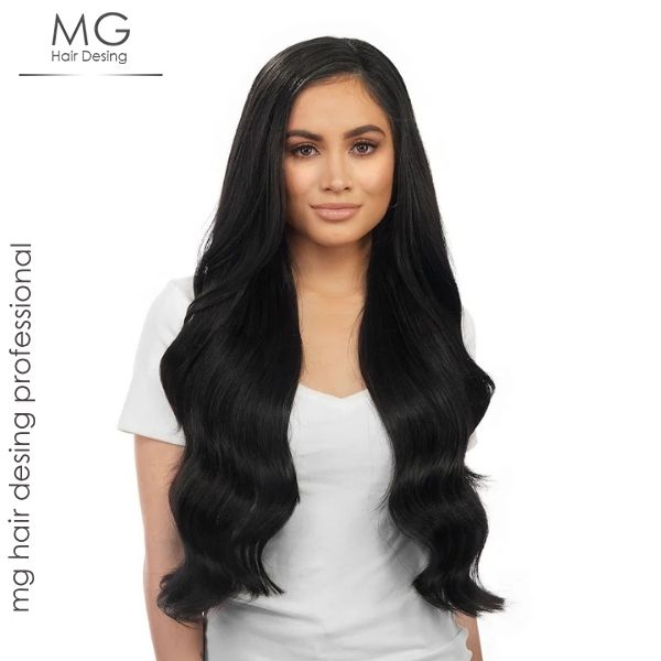 1gr 65cm 100Ad 100gr Remy Hair Mikro Kaynak Saç Doğal Siyah