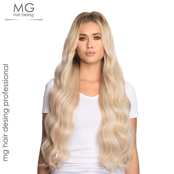 1gr 70cm 100Ad 100gr Remy Hair Mikro Kaynak Saç Kumral Platin Ombre